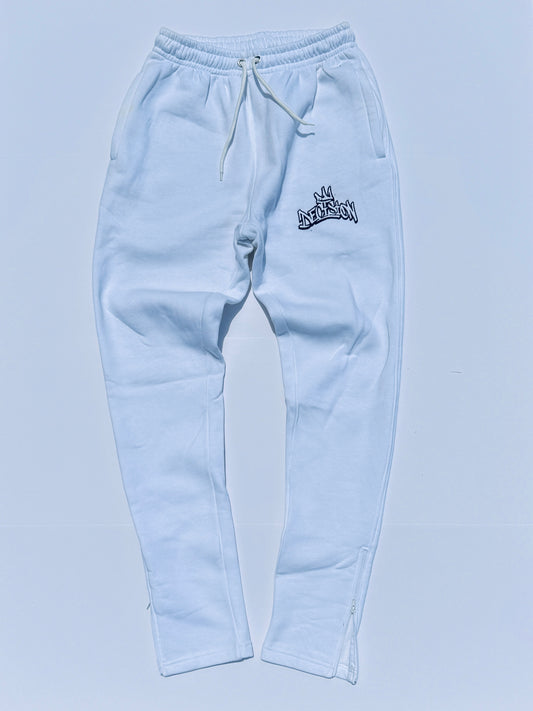 White genesis embroidery