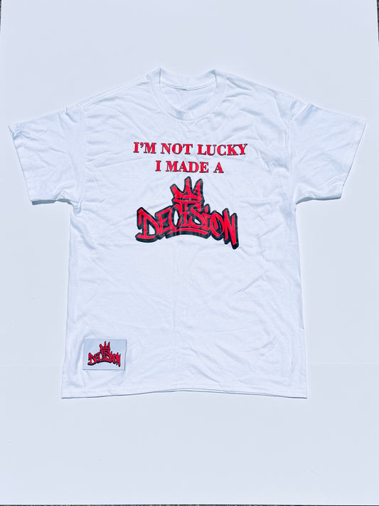 White printed large t shirt