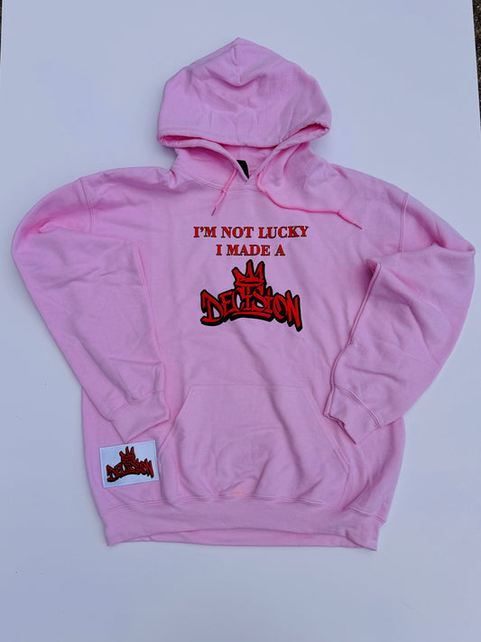 Pink hoodie