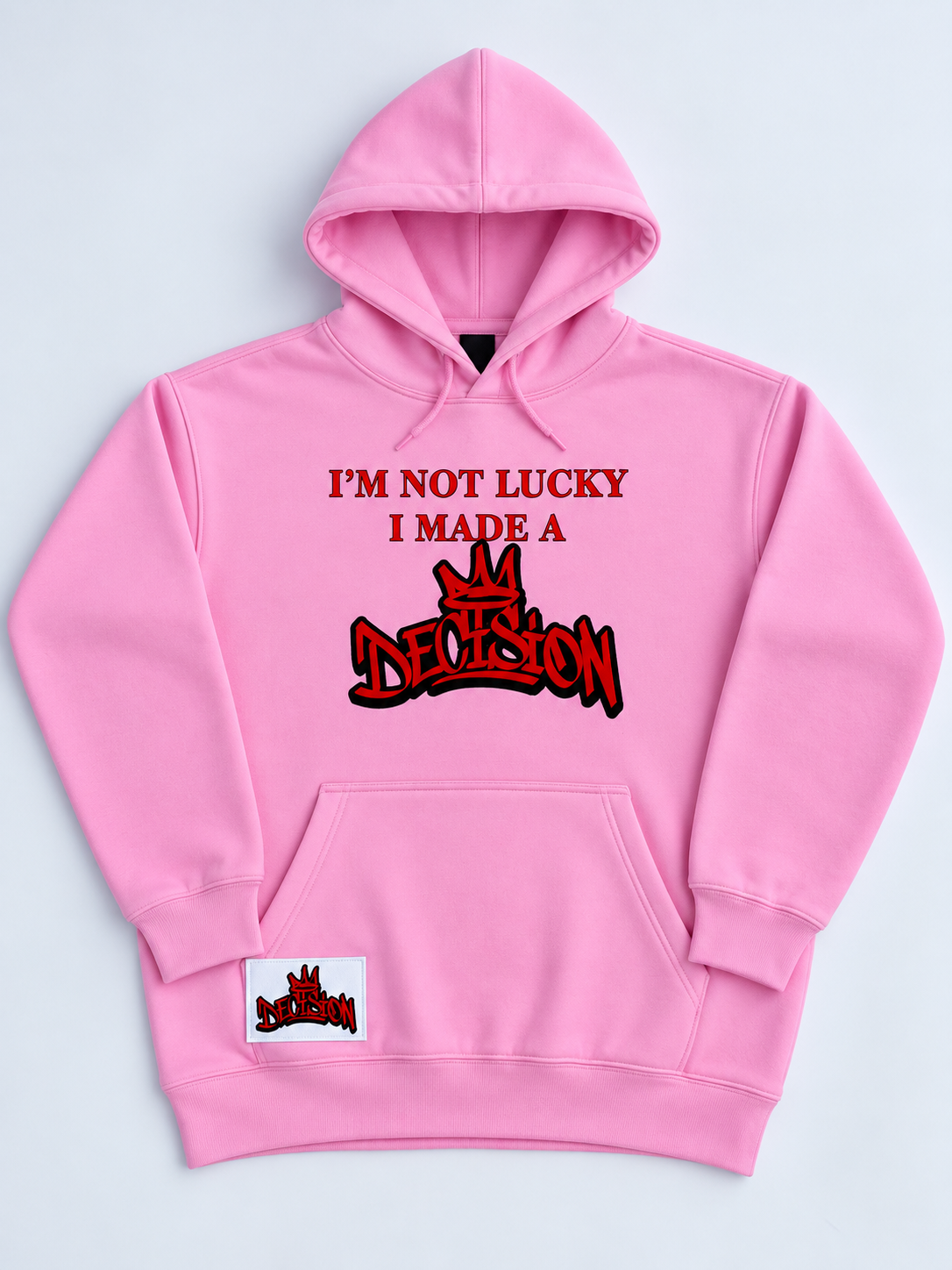 Pink hoodie